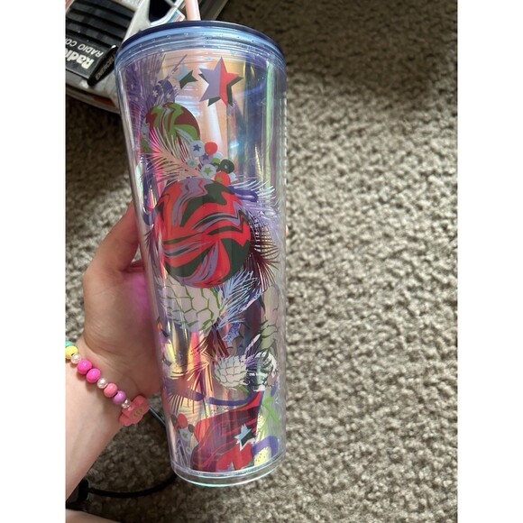 Starbucks Holiday 2023 Rose Venti Cold Cup Tumbler - Picture 6 of 8